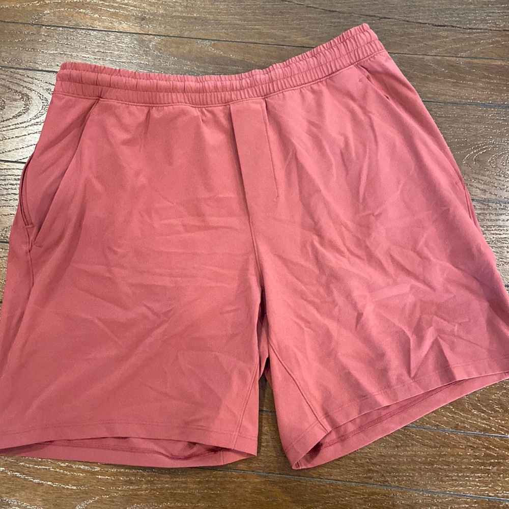 Lululemon Pace Breaker Short - Men shorts [Red, Large] 7”